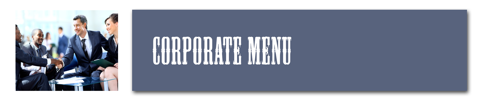 Corporate Menu